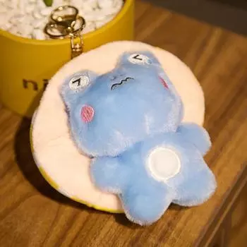 Мягкая лягушка-гриб, плюшевая кукла, милая маленькая лягушка, квакающая игрушка, подушка, сумка, кулон, подарок для друзей Pendant 10cm