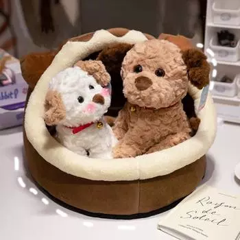 Мягкая маленькая собачка плюшевая кукла животные милая собачка кукла милая собачка плюшевая игрушка мальчики девочки 22cm-style 4