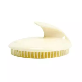 Мягкая массажная щетка для кожи головы Удаляет перхоть Уход за кожей головы Расческа для мытья волос Портативная щетка для душа для влажных и сухих волос Женская/Мужская