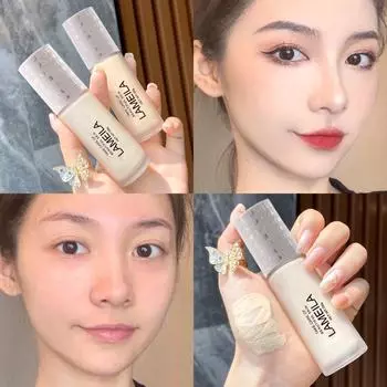 Мягкая матовая долговечная жидкая основа Увлажняющая восстанавливающая жидкая основа Натуральный безупречный осветляющий тональный крем с полным покрытием
