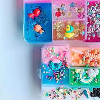 Мягкая милая эластичная слизь, пушистая пена, набор слизи, игрушки в подарок Ocean