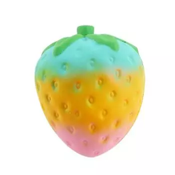 Мягкая, милая, клубничная, антистрессовая, медленно поднимающаяся игрушка, искусственная имитация, снимает стресс античный черный