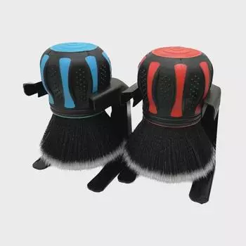 Мягкая многофункциональная щетка для чистки вентиляционных отверстий автомобиля красный