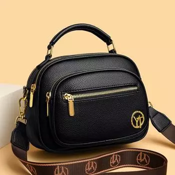 Мягкая многослойная кожаная сумка для женщин, сумка через плечо для женщин, роскошные сумки, высококачественная сумка