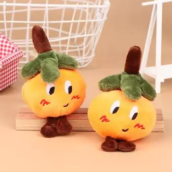 Мягкая мягкая кукла с фруктами и хурмой, брелок для ключей, сумка, подвеска, плюшевая игрушка-декор