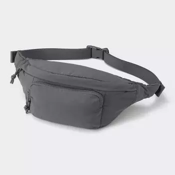 Мягкая нейлоновая поясная сумка GU by Uniqlo