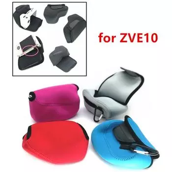 Мягкая неопреновая сумка-чехол для камеры ZVE10 для Sony ZV-E10 с объективом E PZ 16-50 мм f/3.5-5.6 OSS SELP1650 чёрный