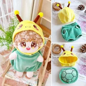 Мягкая носимая Cozy Touch Кукла Пальто Мини Животное Комбинезон Идол Ребенок Две части Набор Дети Притворная игра