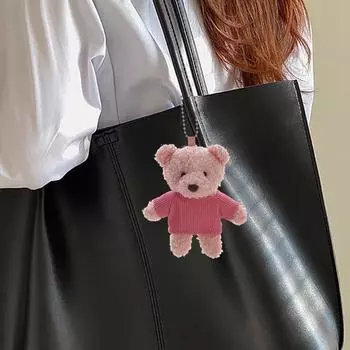Мягкая одежда Медведь Брелок Пушистый Маленький Медведь Плюшевый Брелок Рюкзак Декор Style D