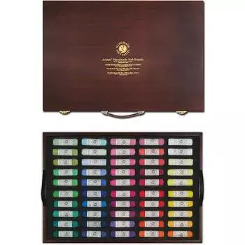 Мягкая пастель ручной работы художников галереи Mungyo, набор из 100 цветов (МПХМ-100)