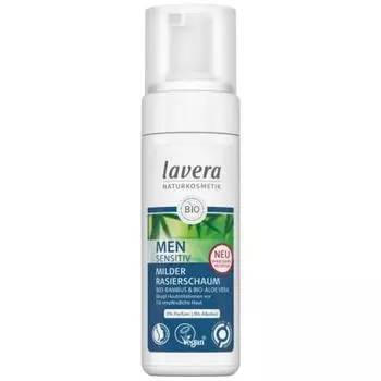 Мягкая пена для бритья Lavera Men Sensitive 150 мл