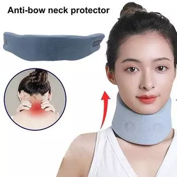 Мягкая пена, дышащая, эргономичная, для поддержки шеи, для облегчения боли в позвоночнике, для женщин синий