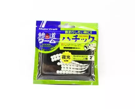 Мягкая пластиковая приманка Major Craft 2 дюйма Aji Do Worm ADW-HC2.0 010 (03:00)