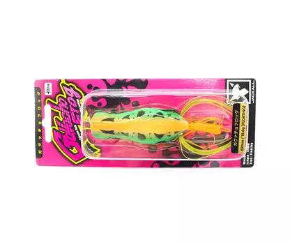 Мягкая плавающая приманка Jackall Gavacho Popper Frog, видимый зеленый цвет (5791)