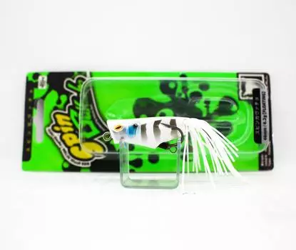 Мягкая плавающая приманка Jackall Spin Gavacho Frog Maruhata White Gill (6293)