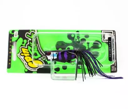 Мягкая плавающая приманка Jackall Spin Gavacho Frog Maruhata Black Gill (6309)