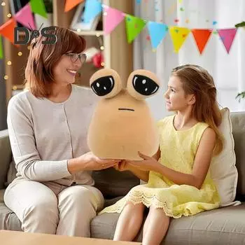 Мягкая плюшевая игрушка «Инопланетянин», милая фигурка инопланетянина, образовательный компаньон, подарки на день рождения для детей и взрослых фанатов 22cm коричневый