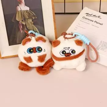 Мягкая плюшевая игрушка-кошка, брелок для ключей, кошка, собака, мультяшный плюшевый кошелек для монет, подвеска, украшение для автомобиля dog