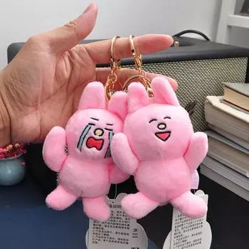 Мягкая плюшевая игрушка кролик из полипропиленового хлопка, плюшевый кролик, брелок, плюшевая кукла, кулон, детские подарки Style A