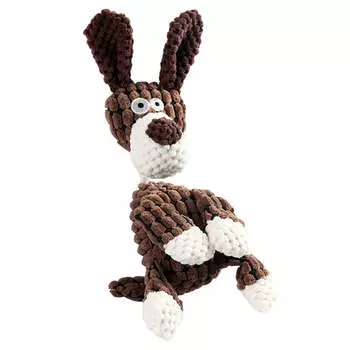 Мягкая плюшевая игрушка-кукла для собак с функцией звука, устойчивая к укусам, милая игрушка-чучело для щенка