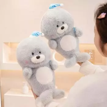 Мягкая плюшевая игрушка «Морской лев» с рюкзаком S