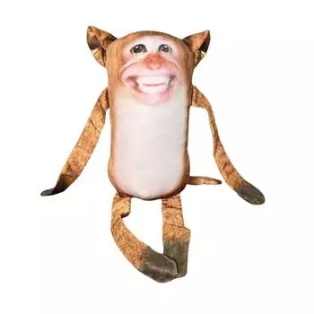 Мягкая плюшевая игрушка обезьянка, магнитная подвеска, декор детской комнаты, коллекционная кукла, подарок