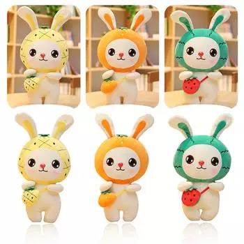 Мягкая плюшевая игрушка, пасхальный шарф, милый милый кролик для детей, праздничные подарки One Size