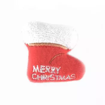 Мягкая плюшевая игрушка рождественская тема очаровательная тонкая швейная устойчивая к укусам мягкая игрушка для домашних животных тип 5