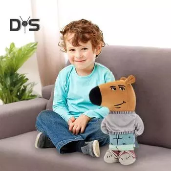 Мягкая плюшевая игрушка «Собака-мем» размером 9 дюймов для детей и взрослых. Милый дизайн, вдохновленный мемами. Веселый плюшевый компаньон. Забавные подарки на день рождения и Рождество. 23cm