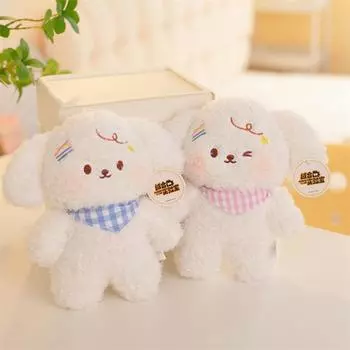 Мягкая плюшевая кукла для маленькой собаки, щенок, белая кукла для собаки, креативная плюшевая игрушка для маленькой собаки, детская игрушка синий