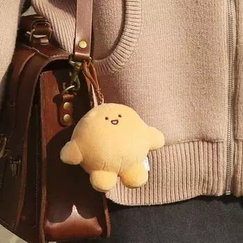 Мягкая плюшевая кукла из теста, брелок, игрушка, кулон в виде автомобильного ключа, мягкий осьминог, плюшевый брелок, подарок dough