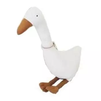 Мягкая плюшевая кукла Kawaii White Goosey, игрушка для спальни, домашний сон
