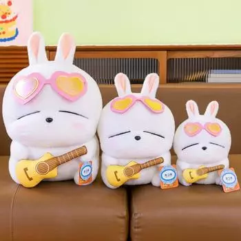 Мягкая плюшевая кукла кролик кавайные животные мягкие игрушки детский кролик плюшевая игрушка подарок на день рождения style 2