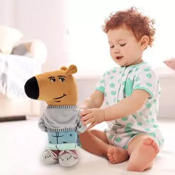 Мягкая плюшевая кукла Meme Dog размером 9 дюймов для детей и взрослых 23cm