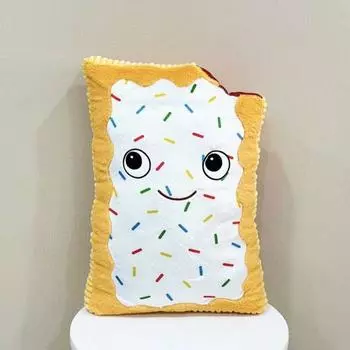 Мягкая плюшевая кукла с шоколадной крошкой в виде печенья, милая игрушка-сэндвич