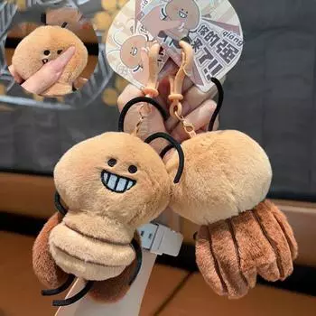 Мягкая плюшевая кукла-таракан, сумка, подвеска, механическая клавиатура, детский день рождения, Рождество Style B