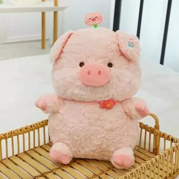 Мягкая плюшевая кукла Yousheng Angel Pig, мягкая игрушка для мальчиков и девочек, милый декор детской комнаты, подарок на День святого Валентина Pig