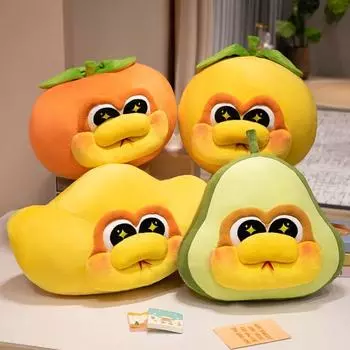 Мягкая плюшевая подушка в виде змеи, коллекция плюшевых кукол в виде фруктовой змеи для взрослых и детей Style D
