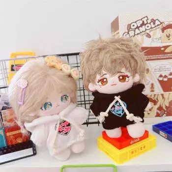 Мягкая плюшевая розовая футболка штаны комплект футболка без атрибутов кукольная одежда подарок на день рождения F