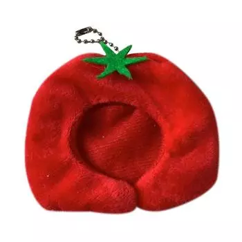 Мягкая плюшевая шапка для куклы-животного, мультяшный розовый головной убор для маленького бобра, кавайная кукольная шляпа Tomato