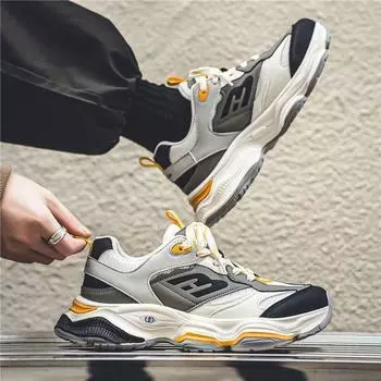 Мягкая подошва, легкие, с круглым носком, низкие, со шнуровкой, папины туфли, лето 2025, новая молодежная повседневная обувь, нескользящая и износостойкая 39