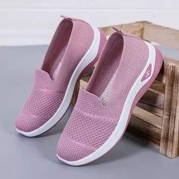 Мягкая подошва ленивых туфель повседневная женская обувь старая Пекинская тканевая обувь 36 чёрный