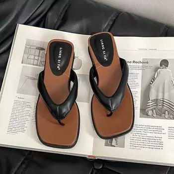 Мягкая подошва мандаринка любовь шлепанцы женские летние новые мокрые повседневные тапочки 35