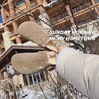 Мягкая подошва мягкая поверхность Бокен обувь большого размера флис утолщенная осенне-зимняя обувь для беременных женщин пушистая обувь Дуду ленивая Бокен обувь 35