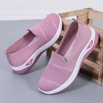 Мягкая подошва удобная старая Пекинская тканевая обувь ленивая обувь повседневная женская обувь 36 чёрный