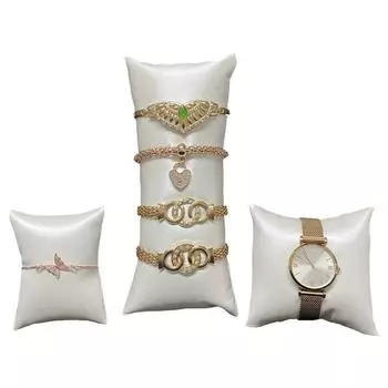 Мягкая подушка для демонстрации ювелирных изделий, универсальные подушки для браслетов, подставка для хранения ювелирных изделий, подставка для презентации часов для женщин S