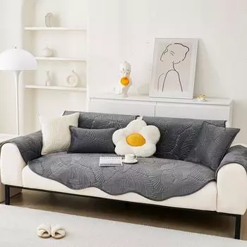 Мягкая подушка для дивана, Зимний современный, Универсальный на все времена года, Чехол Nordic Simple, Чехол для дивана «все включено», Нескользящая подушка 70*70cm