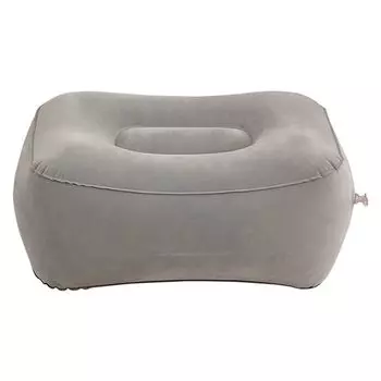 Мягкая подушка для ног для дома и путешествий, подставка для ног в офисе, подушка для ног серый