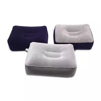 Мягкая подушка для ног, ПВХ надувная подушка для ног, подушка для авиаперелетов, офиса