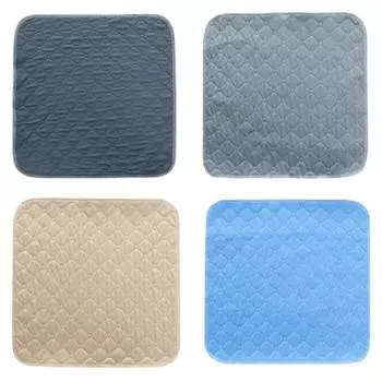 Мягкая подушка для сиденья инвалидной коляски, моющаяся подушка для детской коляски, полиэстер, устойчивый к мочеиспусканию, подушка для дома синий